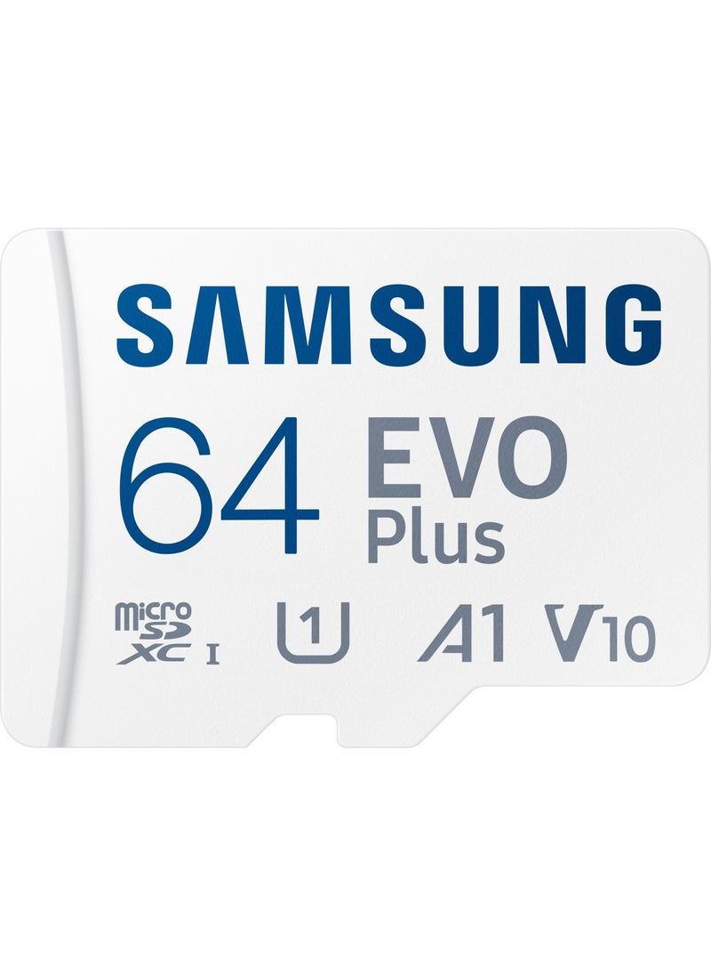 Samsung - Samsung Evo Plus 64GB Microsd Memory Card MB-MC64SA/APC - Image 1