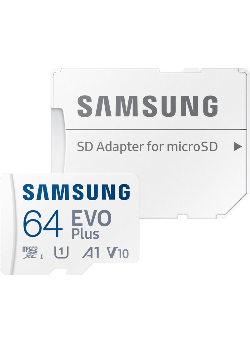 Samsung - Samsung Evo Plus 64GB Microsd Memory Card MB-MC64SA/APC - Image 1