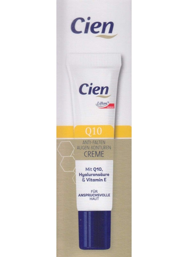 cien Anti-Wrinkle Eye Contour Cream with Q10 and Hyaluronic Acid and Vitamin E 15ml (0.51 Oz) - Image 1