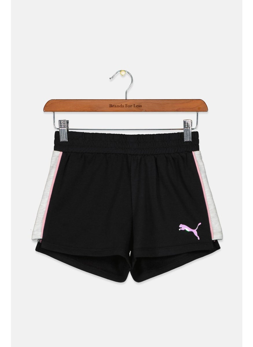 PUMA Kids Girl Sportswear Fit Running Short, Black Combo  - Image 1