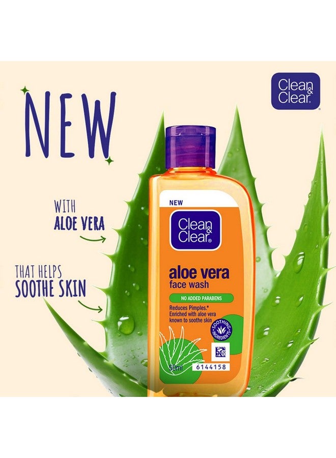 Clean & Clear Aloe Vera Face Wash 50Ml - Image 4