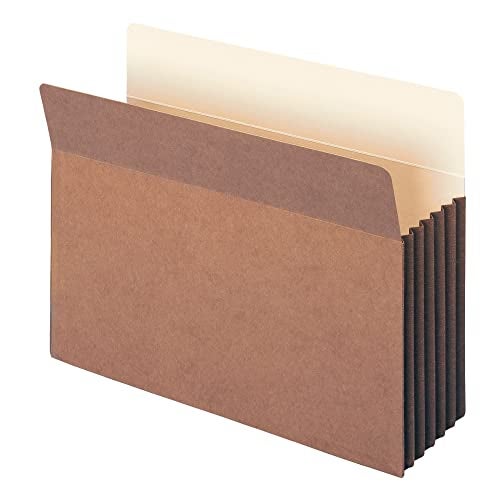 Smead Tuff Expanding Pockets, Set of 10 Accordion File Organizers for File Folders, Straight-Cut Tab, 5-1/4 inch Expansion, Letter Size, Office Supplies, Document Organizer (73390) - Image 2