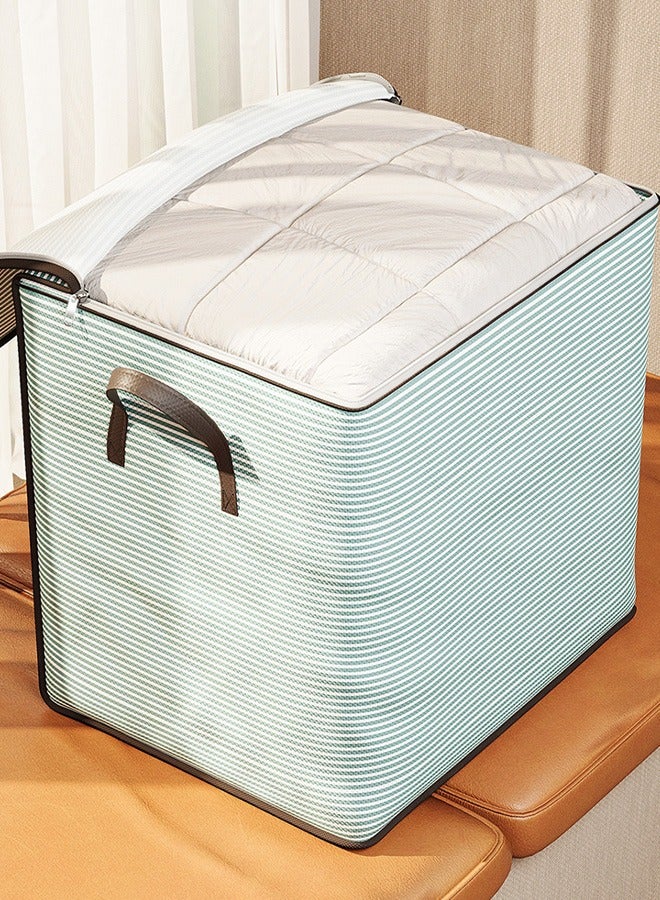 MLADEN 180L Large Storage Bags Foldable  Clothes Organizers Storage Containers with Durable Handle/Zipper Waterproof Clothes Storage Bins for Clothing  Blanket Comforters Bed Sheets Pillows and Toys - Image 5