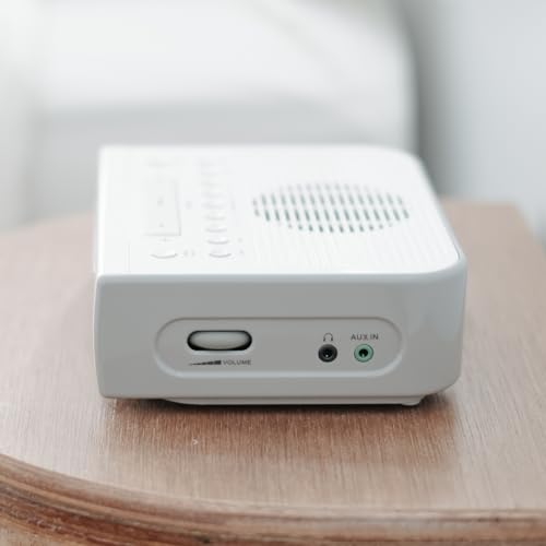 Sangean RCR-5 Digital AM/FM Clock Radio, White - Image 5
