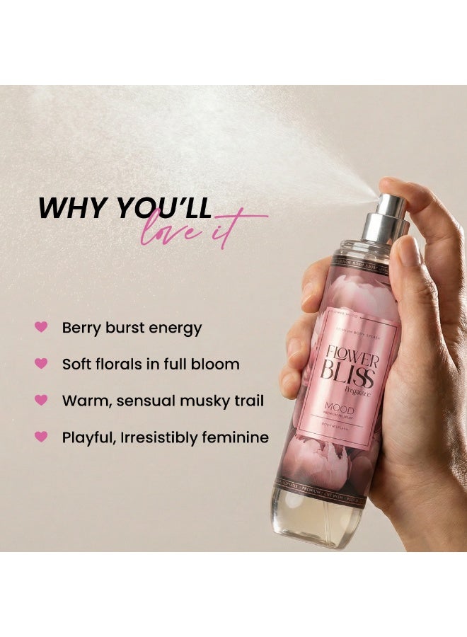 MOOD Flower Bliss Body Splash 220ML - Image 3