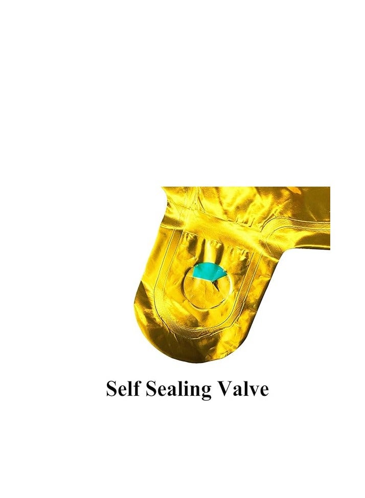 PARTY FUN Congratulations Foil Balloon Kit  40cm Gold and Silver Letter Balloons for Celebrations  Perfect for Graduation Anniversaries and Special Occasions (Silver) - Image 4