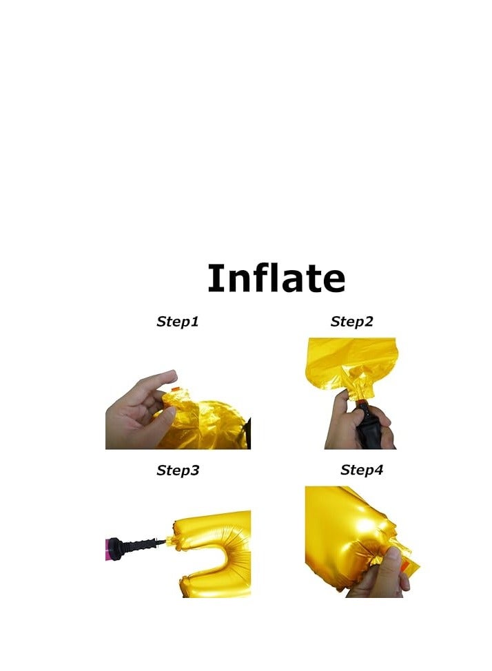 PARTY FUN Congratulations Foil Balloon Kit  40cm Gold and Silver Letter Balloons for Celebrations  Perfect for Graduation Anniversaries and Special Occasions (Silver) - Image 2