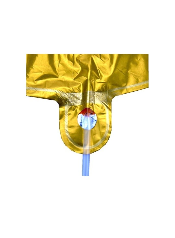 PARTY FUN Congratulations Foil Balloon Kit  40cm Gold and Silver Letter Balloons for Celebrations  Perfect for Graduation Anniversaries and Special Occasions (Silver) - Image 3