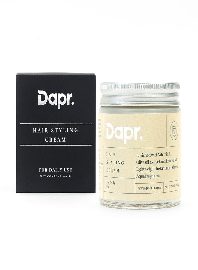 Dapr. Hair Styling Cream (100 grams) for Daily use | Enriched with Olive oil extract and Linseed oil | - Image 2