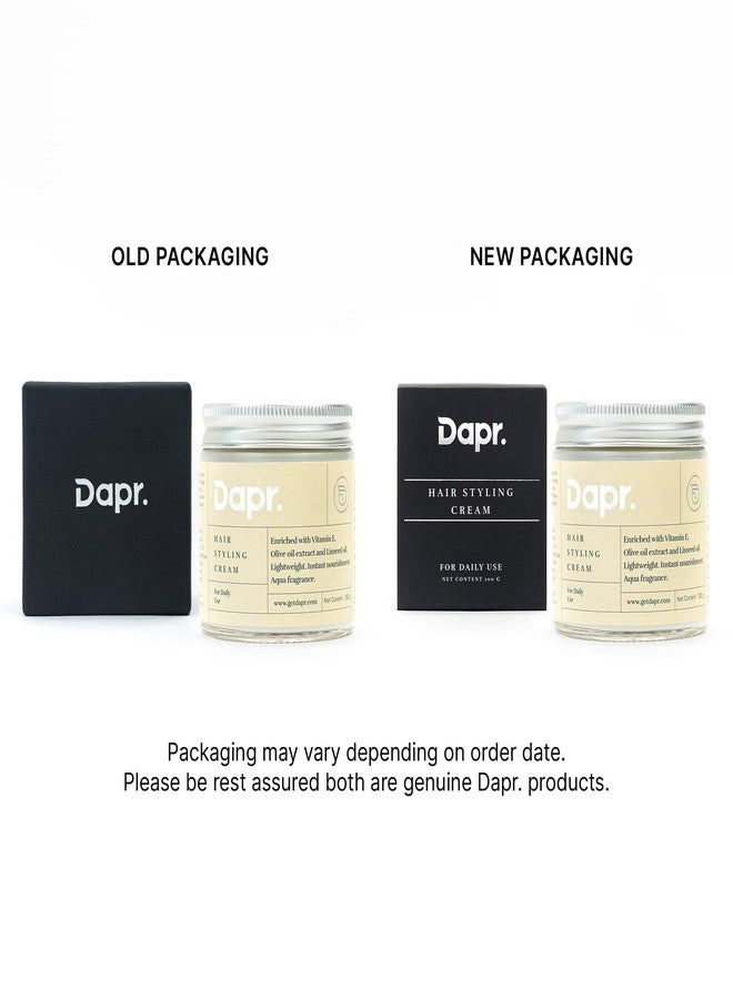 Dapr. Hair Styling Cream (100 grams) for Daily use | Enriched with Olive oil extract and Linseed oil | - Image 4