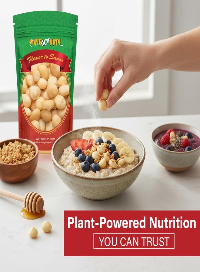 We Got Nuts Raw Deluxe Macadamia Nuts - 4 lbs - Shelled & Unsalted Premium Quality Kosher Raw Macadamia Nut Snack Pack By We Got Nuts - Natural Gourmet Fresh Macadamia Nuts Bulk - Packed In A Resealable Pouch Bag - Image 4