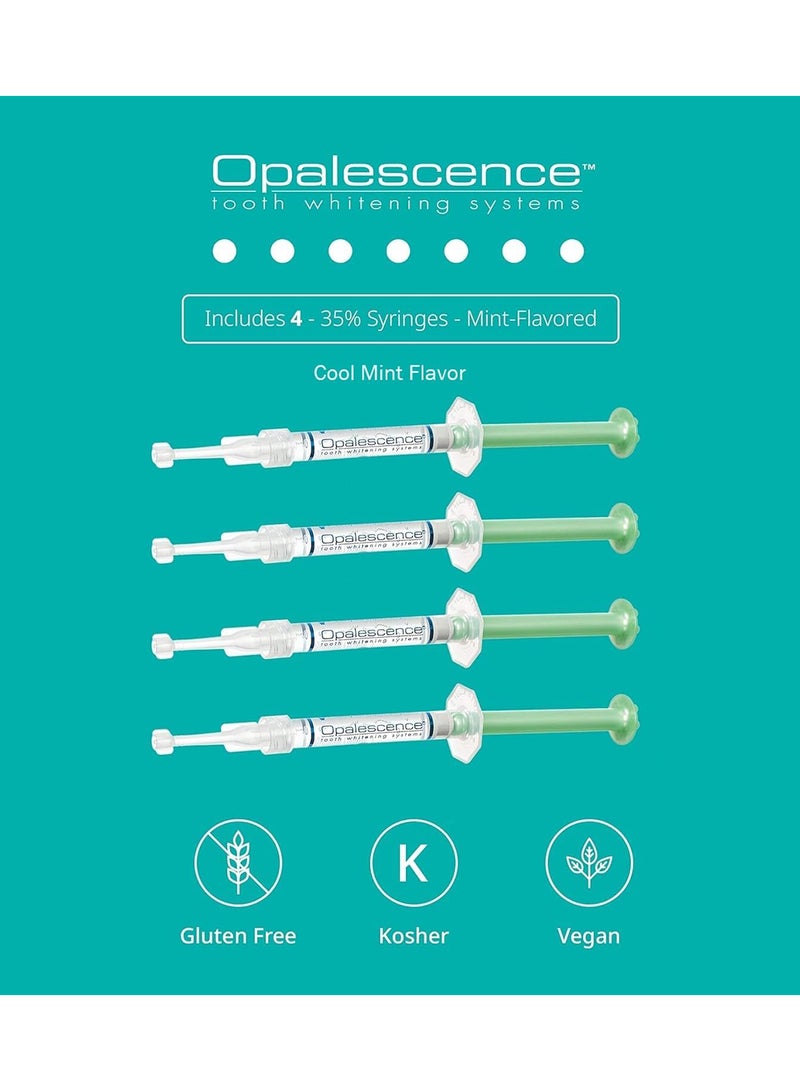 أوبال سنس محاقن جل لتبييض الأسنان 4 عبوات تحتوي على 35% محاقن بالنعناع - Image 4