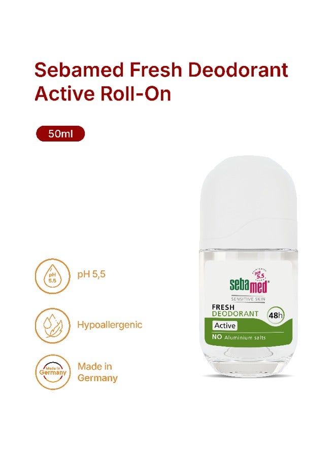 سيباميد مزيل عرق رول أون منعش برائحة الليمون - خالٍ من أملاح الألومنيوم، 0% كحول ومناسب للبشرة الحساسة ٥٠مل - Image 3