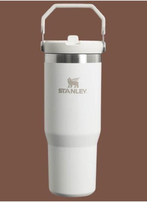 Stanley IceFlow Flip Straw Water Bottle With Straw, 0.88L – Keeps Cold for 12+ Hours – Leakproof – Stainless Steel Water Bottle – BPA Free Travel Mug – Easy to Carry – Dishwasher Safe – Frost