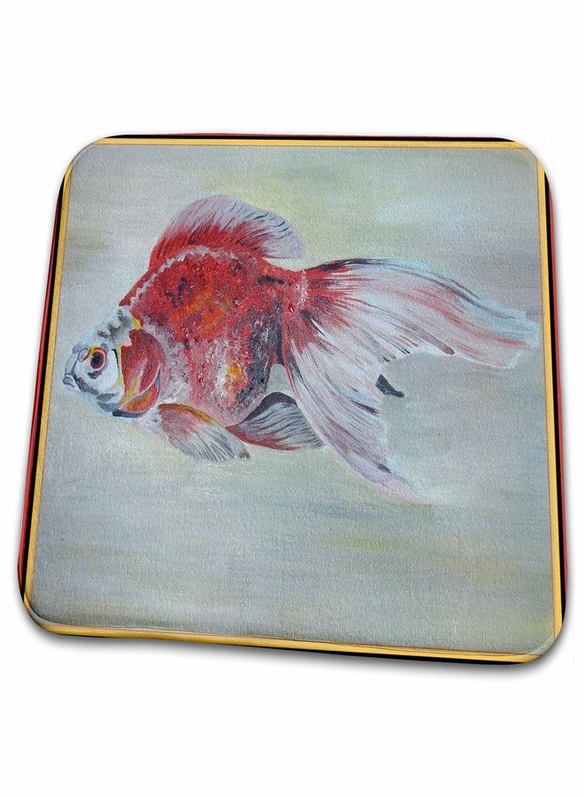3DROSE Dish Drying Mat - Ryukin Goldfish- goldfish, ryukin, fantail, fish, aquarium fish, fresh water fish Acrylic Painting - Fish - Image 1