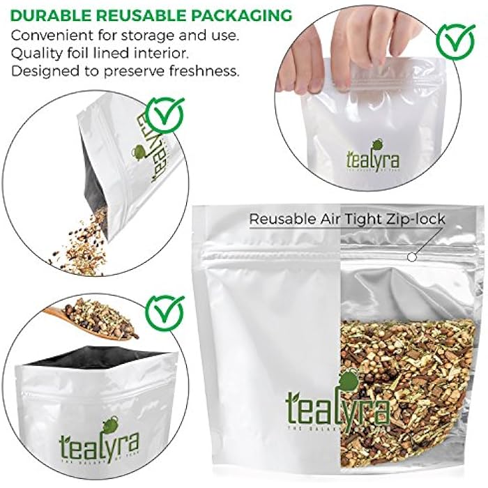 Tealyra - Blood Cleanser Tea - Wellness Detox - Health Tonic - Dandelion - Ginger - Loose Leaf Herbal Tea - Natural Cleanse - Diuretic Tea - Caffeine-Free - 112g (4-ounce) - Image 2