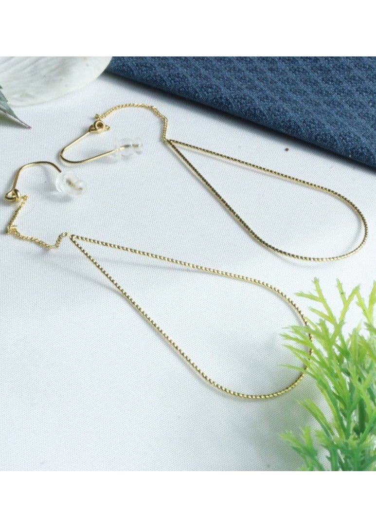 R-K46Elegant gold plated women's earring - Image 1