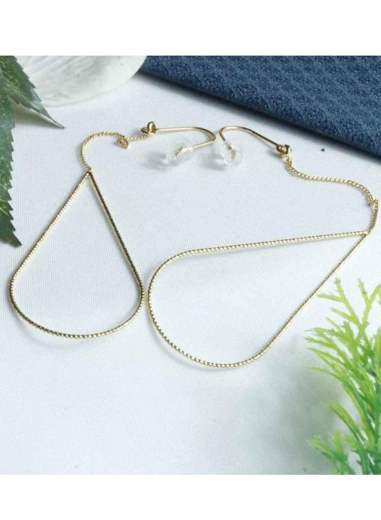 R-K46Elegant gold plated women's earring - Image 2