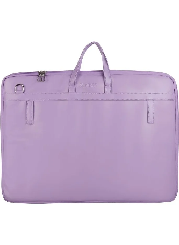 Hobi Market Art Hobby Market Art Leather Project Drawing Bag 55 x 75 cm Pastel Lilac