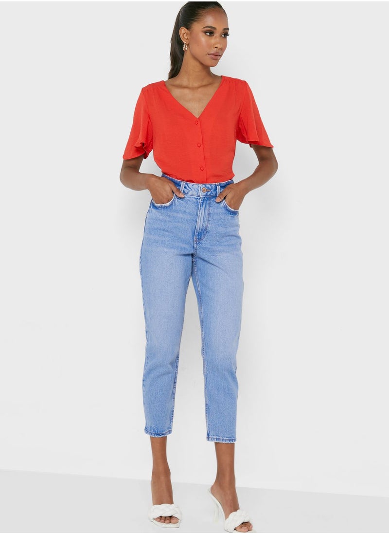 NEW LOOK - High Waist Mom Jeans - Image 1
