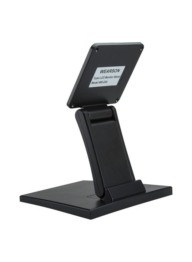 WEARSON حامل مكتب معدني قابل للتعديل لشاشة LCD WS-03A مع ثقب VESA (75x75 مم و 100x100 مم) - Image 2