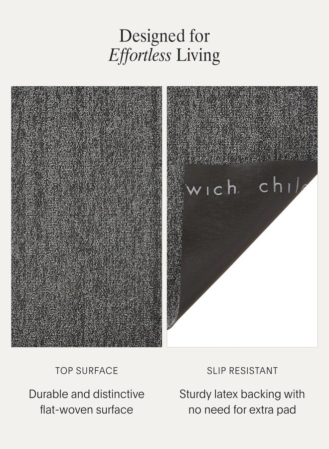 Chilewich Heathered Shag Mat - Premium Indoor/Outdoor Doormat for Entryway, Bathroom, Patio, Kitchen - Waterproof Backing - Grey 1'6" x 2'4" (Rectangular) - Image 4