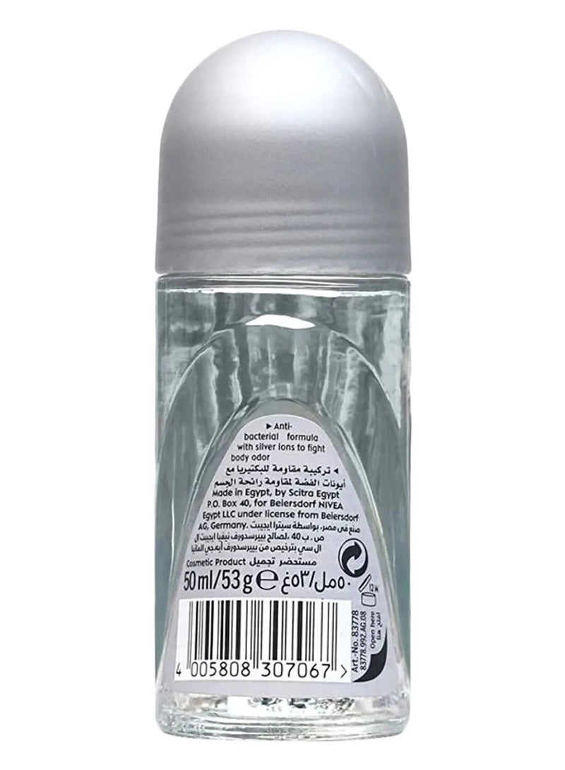 نيفيا مزيل العرق سيلفر بروتكت رول أون مضاد للبكتيريا للرجال 50 مل - Image 2