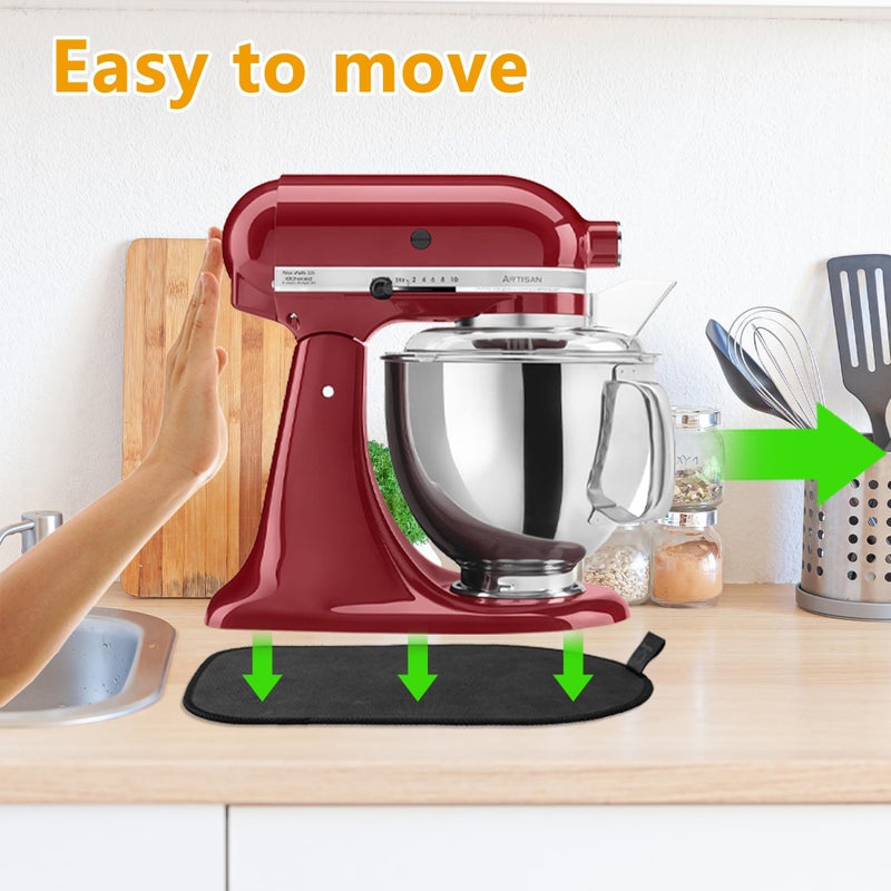 PQPO Mixer Sliding Mat Compatible with Kitchenaid 4.5-5 Quart Tilt-Head Stand Mixer, Slider Mat Compatible with 4.5 & 5 Quart Kitchenaid Mixer Accessories - Image 2