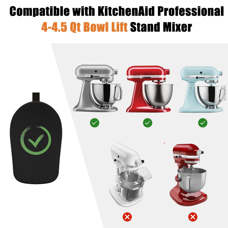 PQPO Mixer Sliding Mat Compatible with Kitchenaid 4.5-5 Quart Tilt-Head Stand Mixer, Slider Mat Compatible with 4.5 & 5 Quart Kitchenaid Mixer Accessories - Image 4