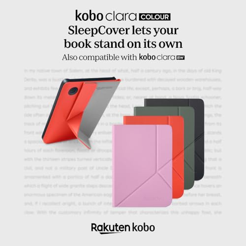 Kobo Clara Colour/BW SleepCover Case | Cobalt Blue Basic | Sleep/Wake Technology | Vegan Leather | Compatible with 6” Kobo Clara Colour/BW eReader - Image 3