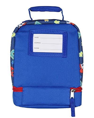Bioworld Paw Patrol Lunch Box Skye Rubble Chase Marshall Insulated Dual Compartment Kids Lunch Bag Tote - Image 4