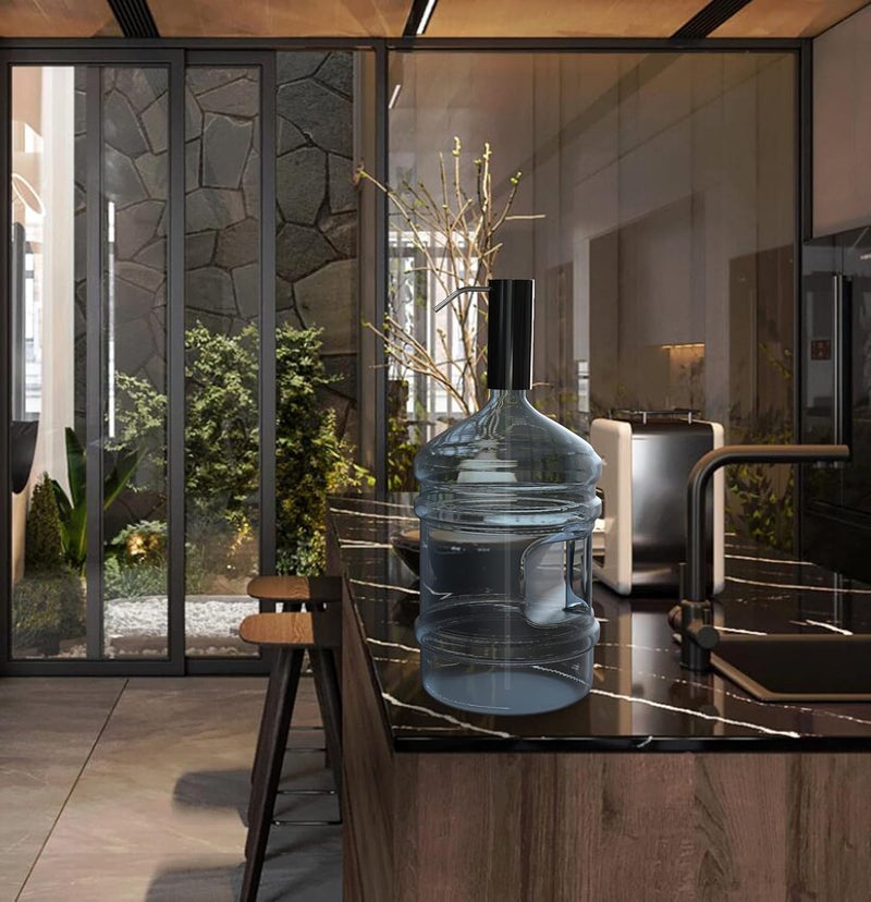 MAGIC PRO Water Bottle Dispenser Pump, Electric Automatic USB Charging 5 Gallon Portable Water Dispenser, Fits Most 2-6 Gallon Water Bottle, Touch it on Technology Make Life Much Easier - Image 4