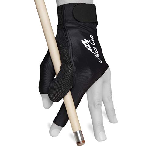 MEZZ Premium Billiard Glove Fits Either Hand SmallMedium Black - Image 1
