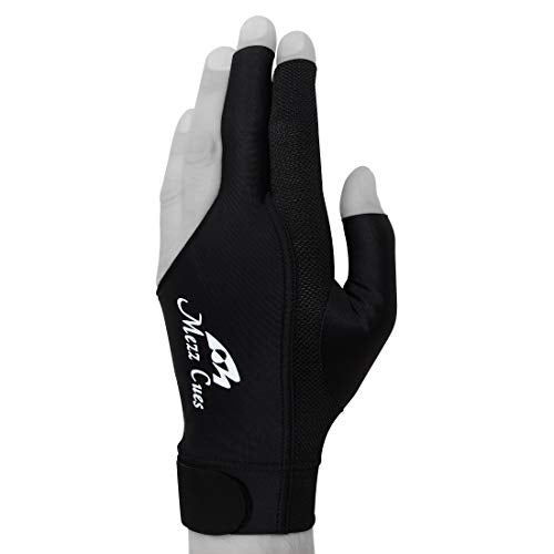 MEZZ Premium Billiard Glove Fits Either Hand SmallMedium Black - Image 3