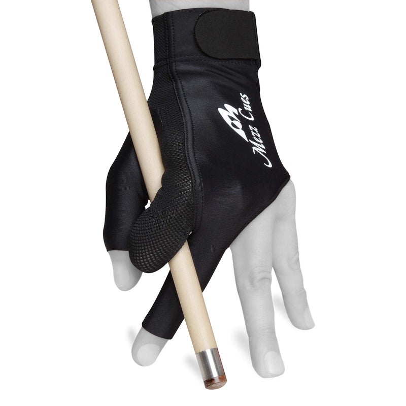 MEZZ Premium Billiard Glove Fits Either Hand SmallMedium Black - Image 2