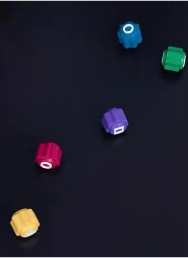 FLOWING - Gonggi Board Game : Squid Game Season 2 Edition Korean Traditional Play Game 5Pcs  Jack Stone Pebbles Squid Game Edition Gong-Gi - Image 1