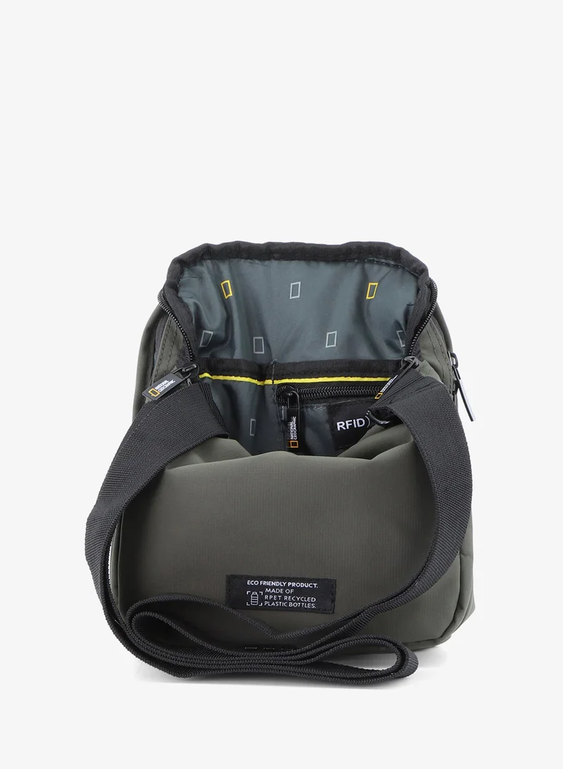 NATIONAL GEOGRAPHIC Khaki National Geographic Mutation Utility Bag With Flap Khaki, Casual Durable Water Resistant Top Handle Carry Bag For Men And Women, School College University Business And Outdoor Daypack  | Best Price UAE