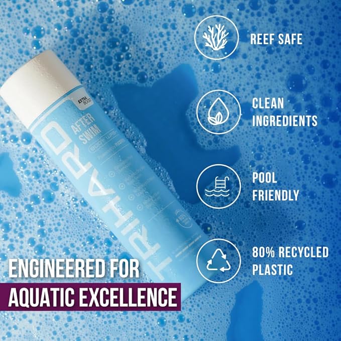 TRIHARD Elite Rejuvenation Body Wash Advanced Chlorine Saltwater Removal PostSwim Hydrating Formula