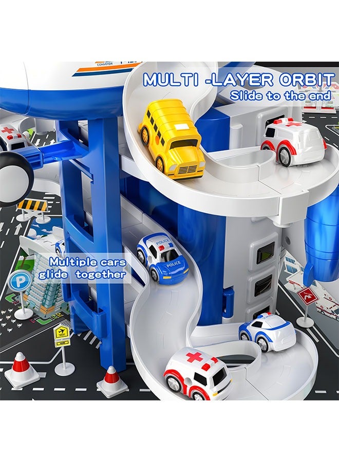 Kids Airplane Car Toys Simulation Inertia Aircraft Music Stroy With Light Passenger Plane Diecasts Kids Educational Toy - Image 4