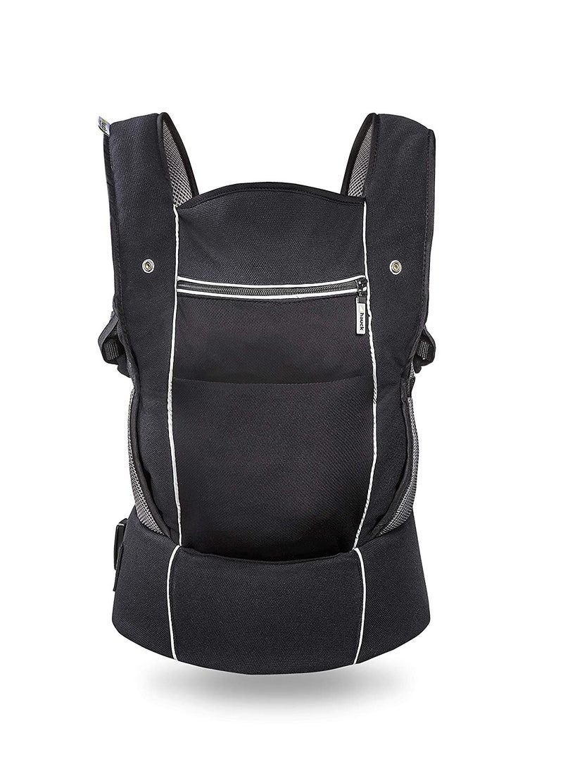 hauck Ergonomic Baby Carrier - Close To Me, 0M+, Upto 12 Kg, Black - Image 1