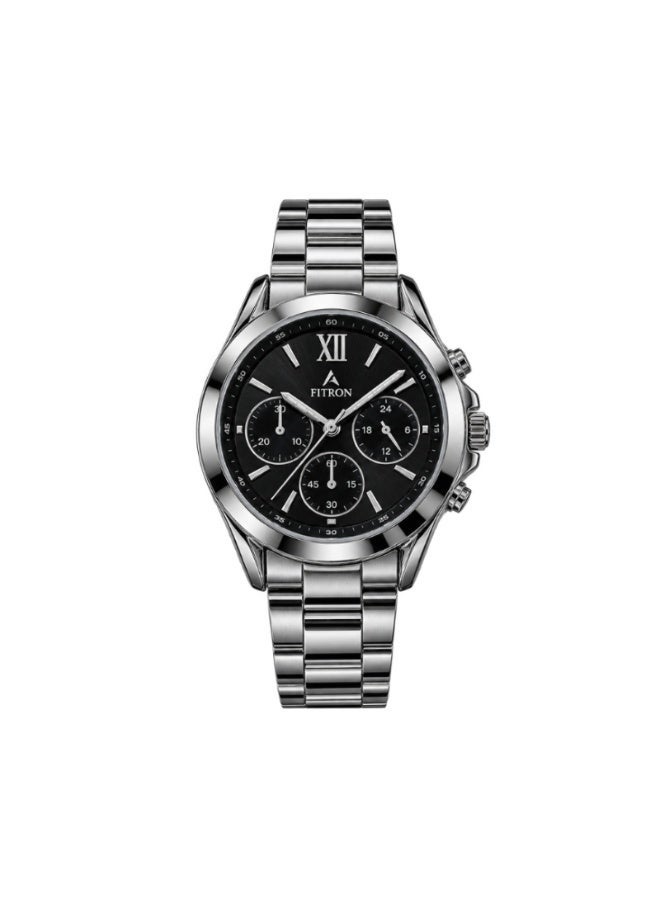 FITRON No. 6085L  — Japan Quartz Stainless Steel Watch - Image 1