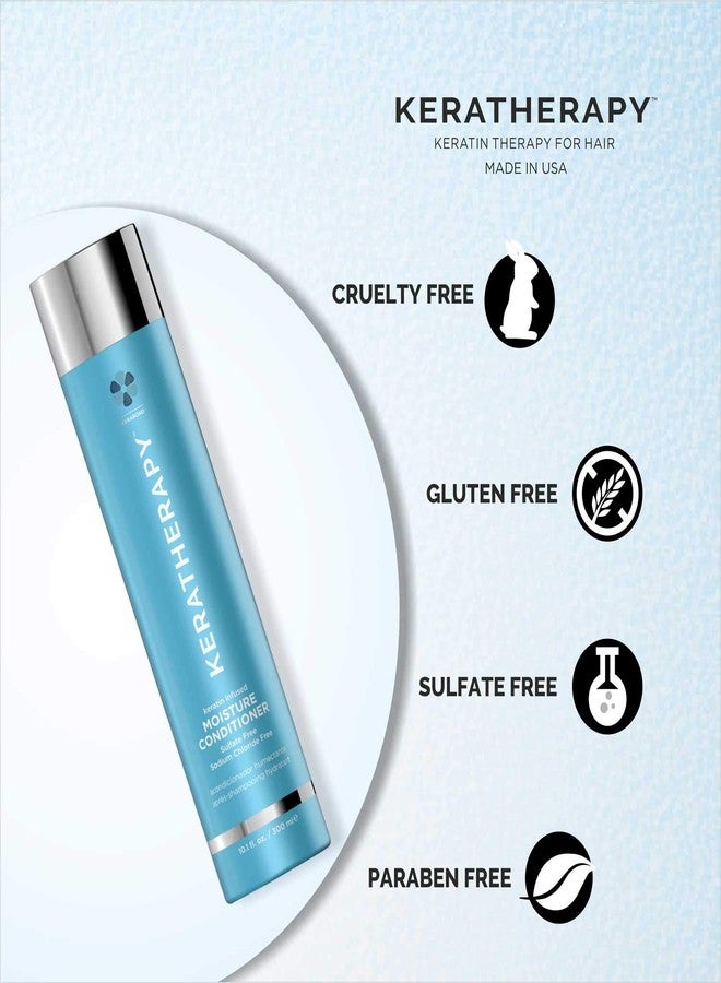 Keratherapy Keratin-Infused Moisture Conditioner | Prevents Hair Breakage, Colour Safe Unisex, 300 ml - Image 5