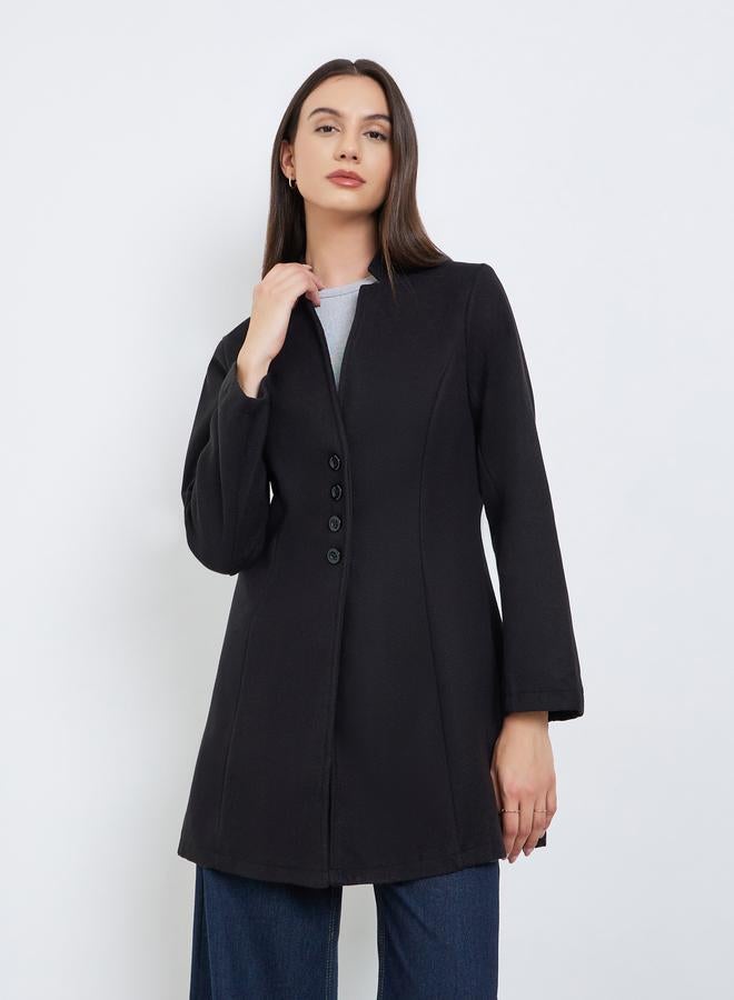 Take Two Women Solid Fitted Long Sleeve Jacket - Image 3