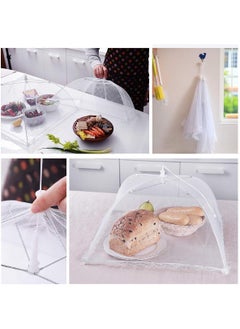 RUHIRA RUHIRA Mesh Food Covers Keep Flies Bugs Mosquitoes Away Fine Net Screen Umbrella for Outdoors Parties PicnicsReusable and CollapsibleUmbrella Covers Reusable and Collapsible 17 x 17inches 6  - Image 4