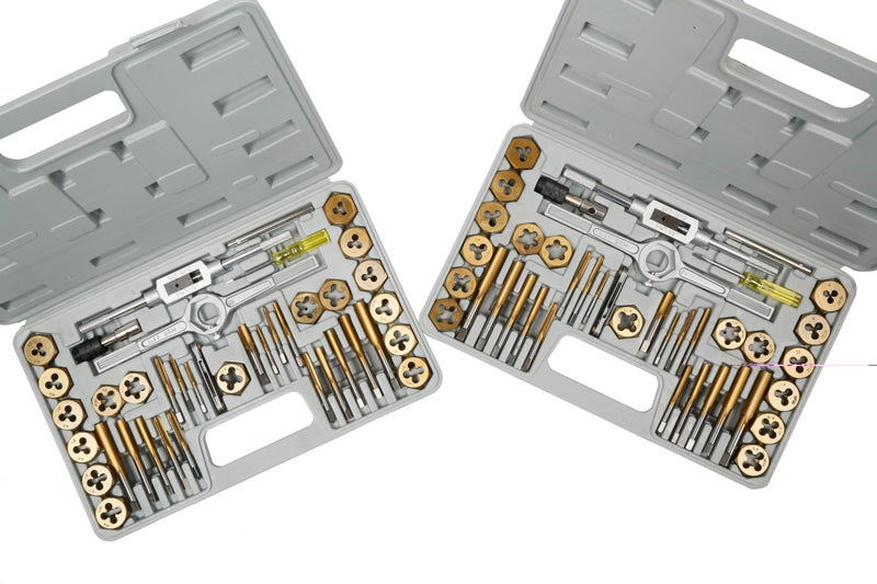 Vector Tools Tap and Die Set, Premium, SAE & METRIC, Titanium Coated, 80-Piece - Image 4