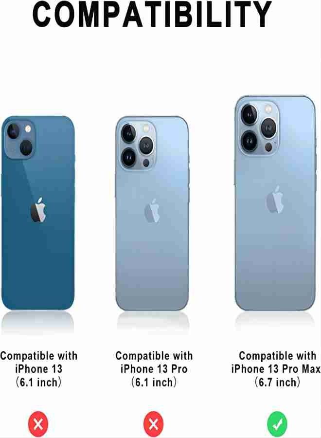 ESCASE Suitable for iPhone 13 Pro Max Magsafe Case 6.7 inch Slim Magnetic Case Anti-Yellowing Anti-Shock Anti-Drop Hard Back Crystal Phone Case  - Image 2
