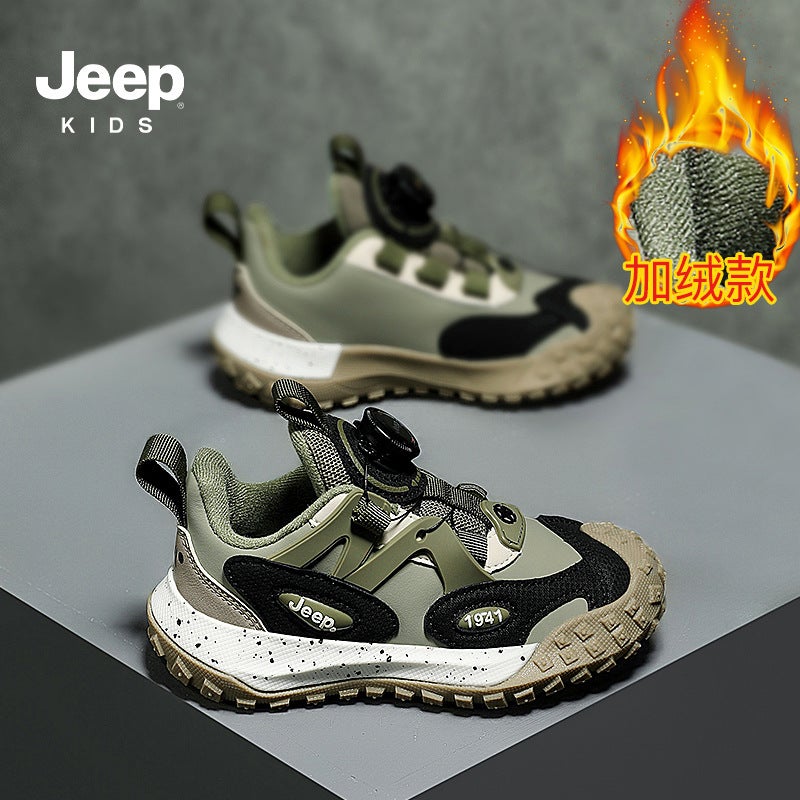 Jee/P Boys' Cotton Shoes Outdoor Non-Slip Popular Girls 6-162 Years Old Sports Shoes Leather Light Student Running Shoes - Image 4