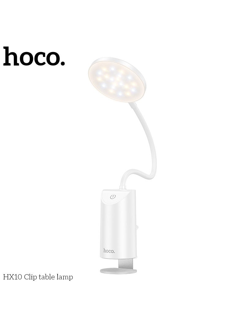 هوكو مصباح مكتبي بمشبك قابل للتعديل  Hoco HX10 - Image 2