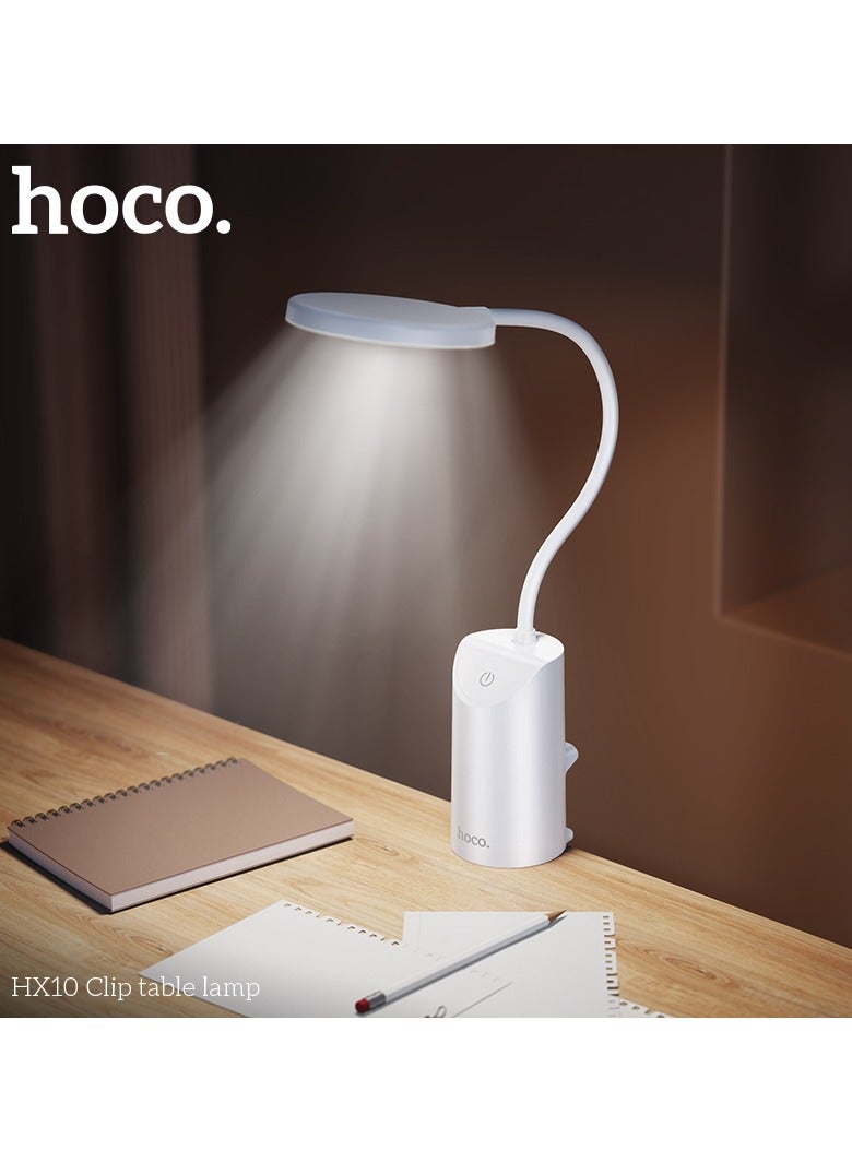 هوكو مصباح مكتبي بمشبك قابل للتعديل  Hoco HX10 - Image 5