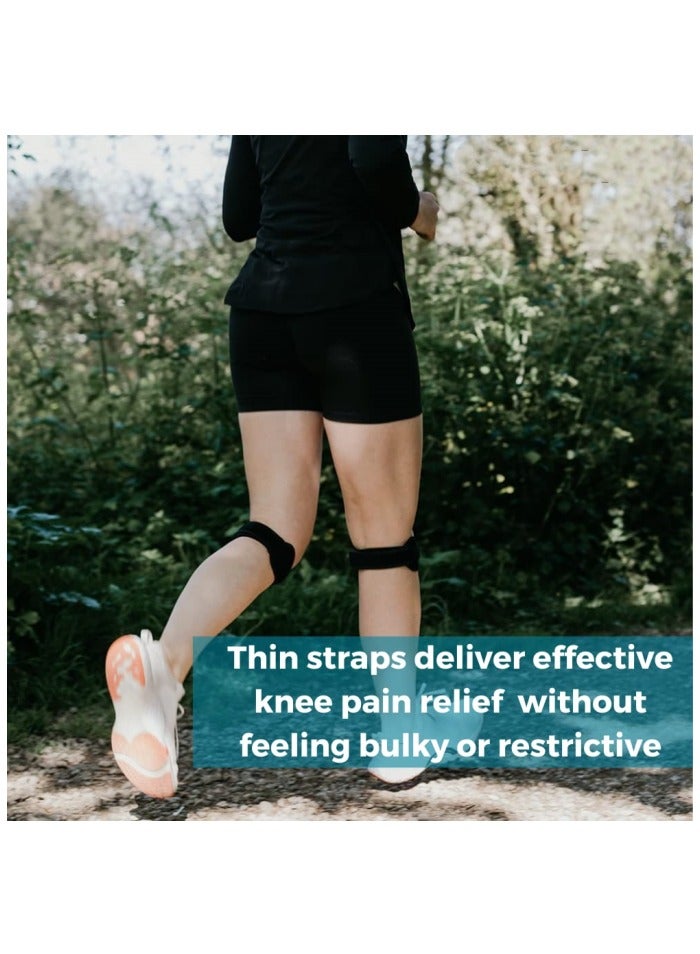 Patella Tendon Knee Strap 2-Pack - Knee Pain Relief Support Brace for Hiking, Soccer, Basketball, Running, Jumper's Knee, Tennis, Tendonitis, Volleyball & Squats - Image 5
